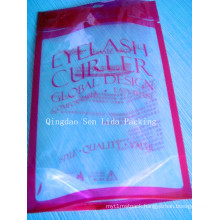 Cosmetic Stand up Plastic Bag with Hang Hole